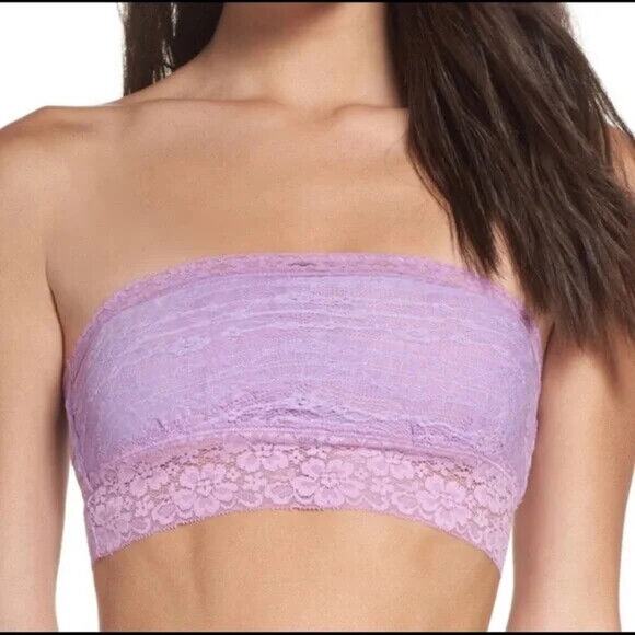 Free People Lace Bandeau - Light Purple - Picture 3 of 8